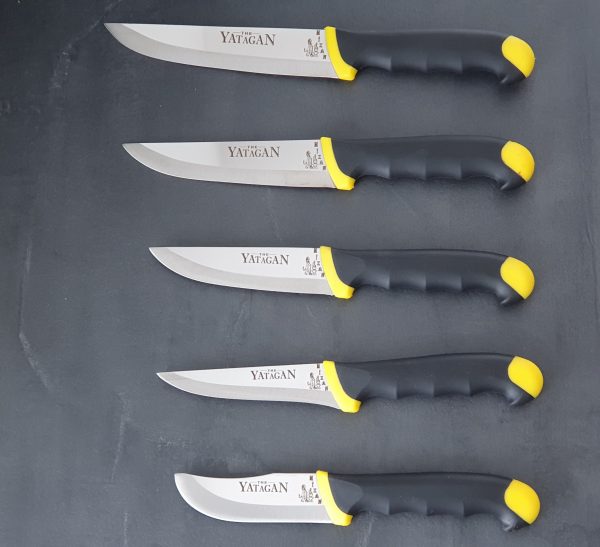 Ensemble de couteau multitâche manche jaune&noir – Image 2