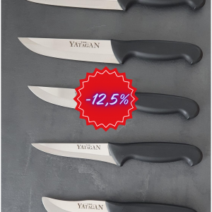 Set de 5 couteaux de cuisine professionnels en acier inoxydable The YATAGAN